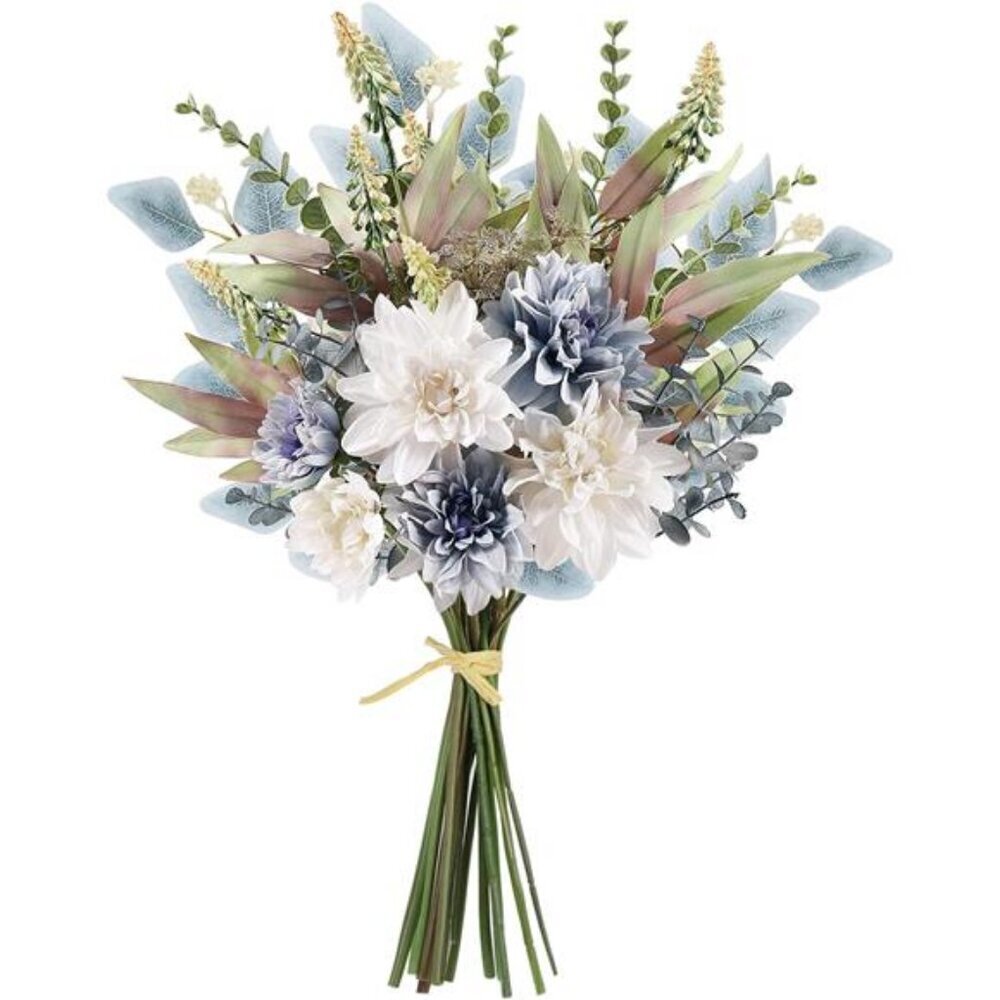 Artificial Flowers Bouquet for Decoration, Silk Floral Arrangements Faux